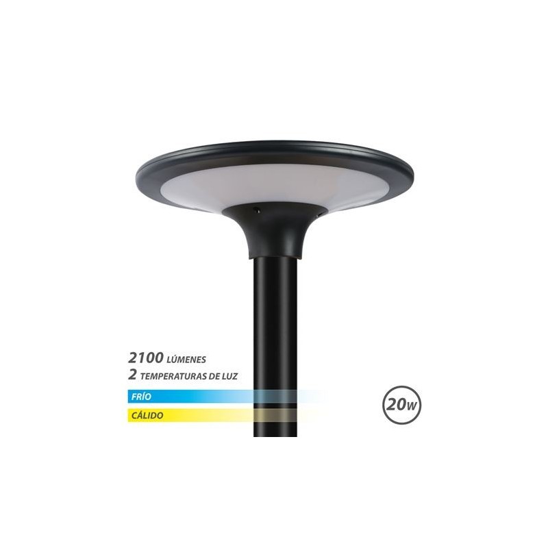 FAROLA LED SOLAR 20W 2100LM 3000K/6000K ELBAT